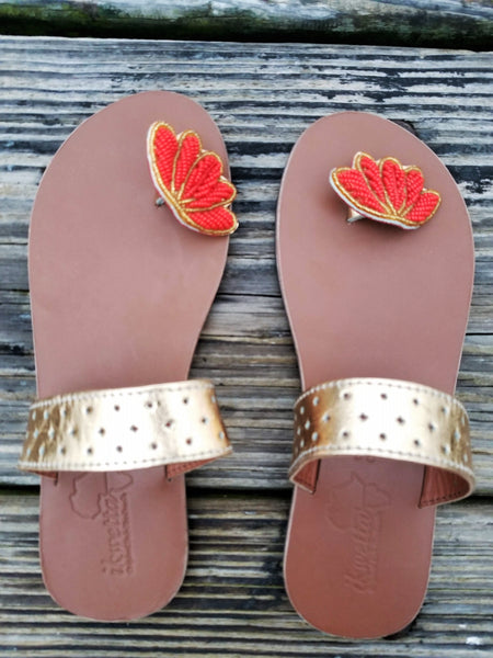 Bia Leaf Sandal - Zai & Ami Designs