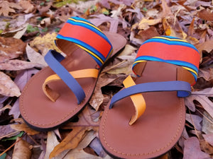 Amina cross toe sandal - Zai & Ami Designs