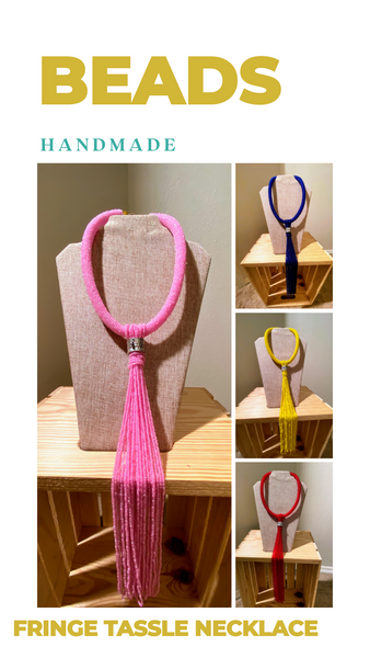 Neck Ring Fringe Tassle Necklace - Zai & Ami Designs