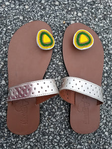 Jeweled Toe Beaded Sandals - Zai & Ami Designs