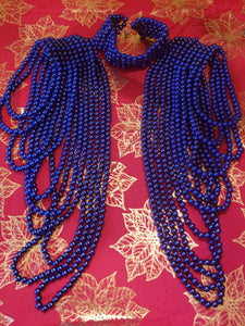 Bead Shoulder Waterfall Necklace - Zai & Ami Designs