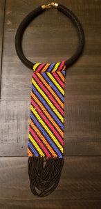 Black Necktie Necklace - Zai & Ami Designs