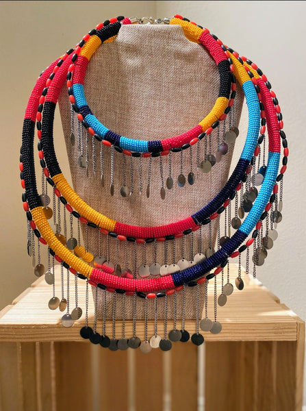 Yeyoo Maasai Necklace Set - Zai & Ami Designs